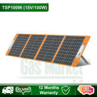 【COD】FlashFish TSP100W แผงโซลาร์เซลล์แบบพับได้ 18V Monocrystalline Solar Cells แผงโซลาร์เซลล์น้ำหนักเบาที่จัดเก็บพลังงานแบบพับได้ที่ชาร์จพลังงานแสงอาทิตย์