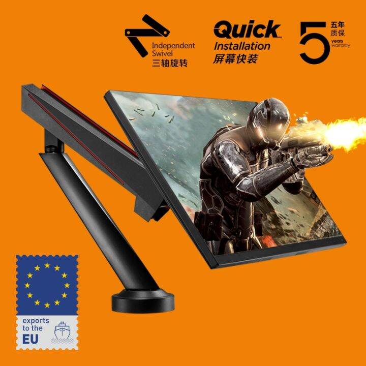 Brateck Monitor Support Arm Desktop Adjustable Rotating Computer Height