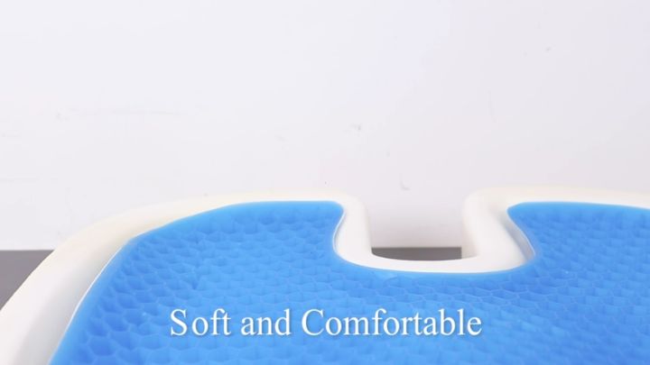 CushZone Seat Cushion - Cooling Gel - Memory Foam - Removable Washable  Cover