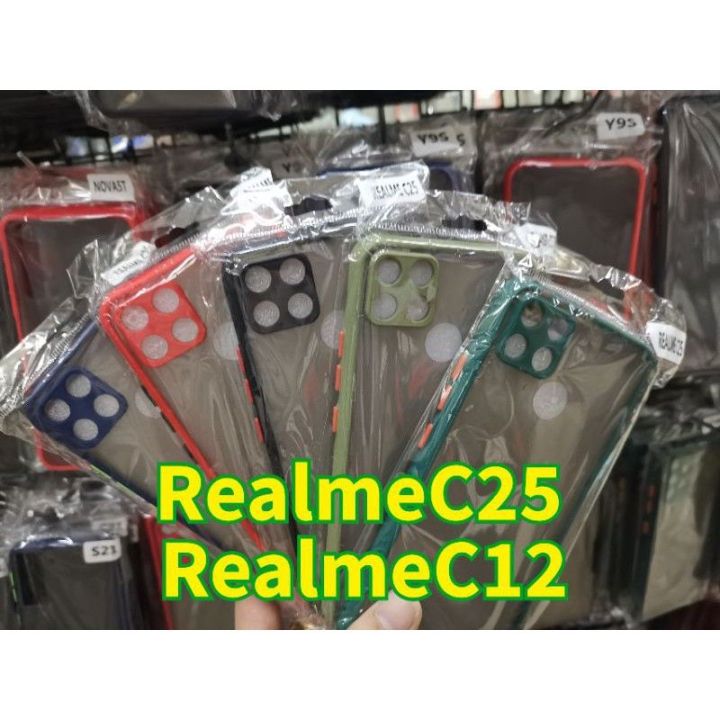 c21-พร้-อมส่งในไทย-เคสขอบนิ่มหลังแข็งขุ่นคลุมกล้อง-for-realmec21-realme-c21-realmec25-realme-c25-realmec12