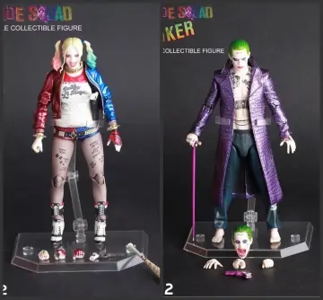 Harley Quinn Crazy Toys Arlequina Figures Roupas Reais 30cm