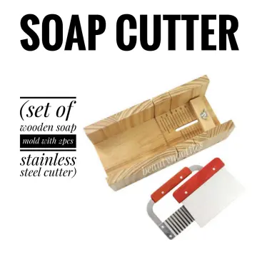 Soap Cutter Set, Wood Molds Tool for Soap Making Loaf Cutting, Bar Cutter  Kit