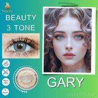 คอนแทคเลนส์ BEAUTY​ 3​ TONE​ GRAY​ ✨ ยี่ห้อ BEAUTYLENS ; Color Gary / Brown