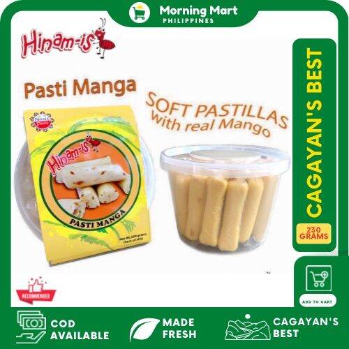 Hinam-is Pasti Manga | Soft Pastillas with Real Mango | Cagayan's Best ...