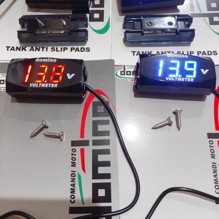 Volt Meter Motor Aki Pengukur Aki Motor Model Rizoma Waterproof