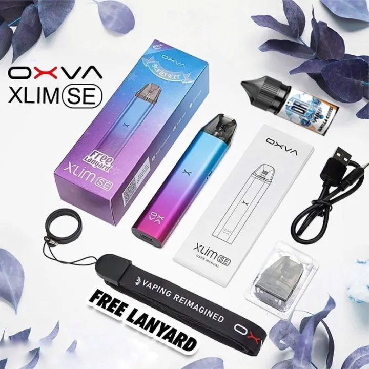 Vaper Full Set 100% Legit OXVAX XLIMS Se Bonus Kit Free Lanyard And ...