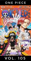 หนังสือการ์ตูน One Piece เล่ม 105ฉบับภาษาญี่ปุ่น