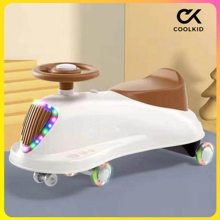 (COOLKID) children's twisting car 18 years old large universal wheel antirolling silent wheel