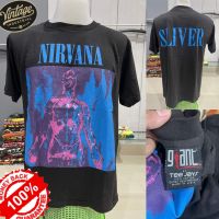 เสื้อวง ลาย OVP NIRVANA สไตล์วินเทจยุค 90s ป้าย GIANT by pop comics