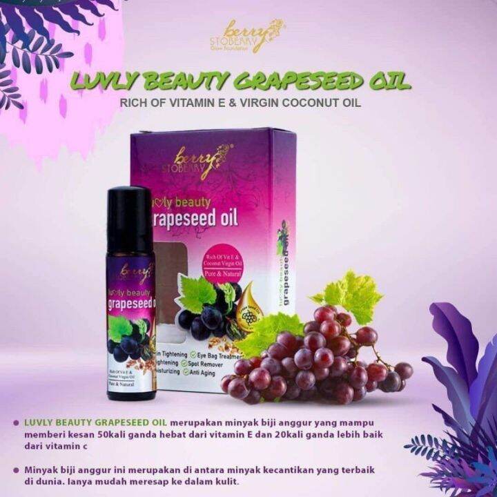 GRAPESEED OIL LUVLY BEAUTY Lazada