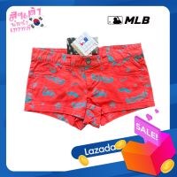 MLB WOMEN SHORT กางเกงขาสั้นผู้หญิง เอว/waist 28-30 **ป้ายแคร์ตัดครึ่งเนื่องจากการนำเข้า**