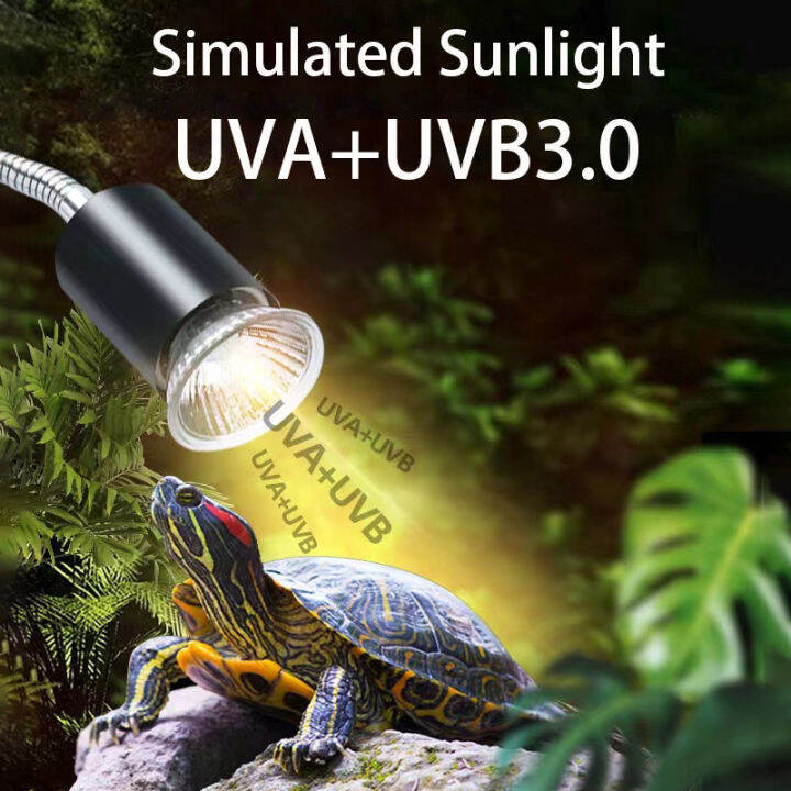 Aquarium Heater UVA+UVB LED Reptile Light Full Spectrum