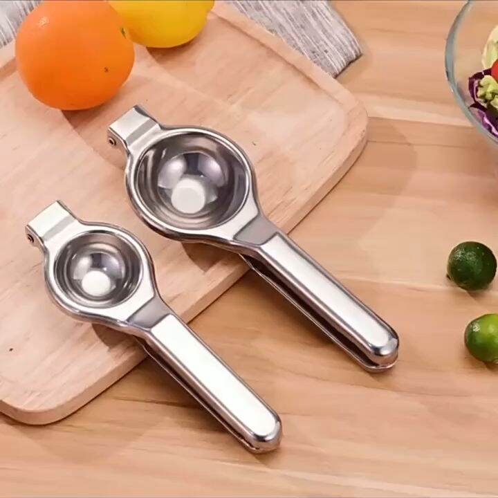 Stainless Steel Kitchen Tools Handheld Press Lime Juicer Squeezer