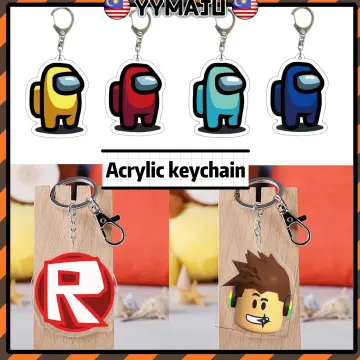 Doors Roblox Game Figure Keychains Pendant Keyring Toy PVC Rubber