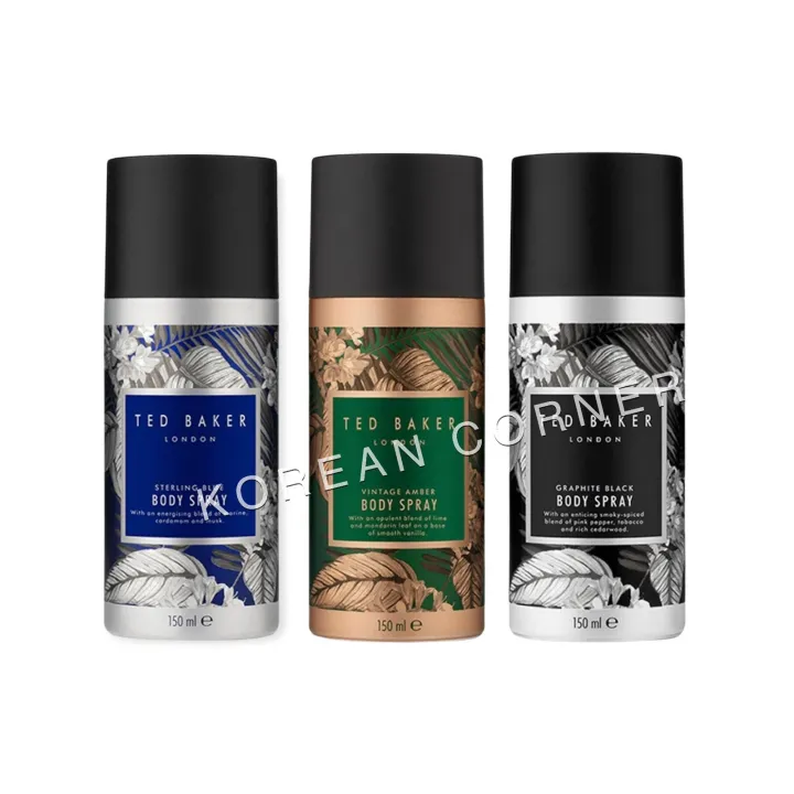 TED BAKER LONDON Body Spray for Men บอดี้สเปรย์ กลิ่นน้ำหอม ติดทน