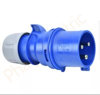 ปลั๊กเสียบตัวผู้ชนิดกันฝุ่น IP44 PCE 013-6V / Plugs with Cable Lock Gland Position of Earth Contact