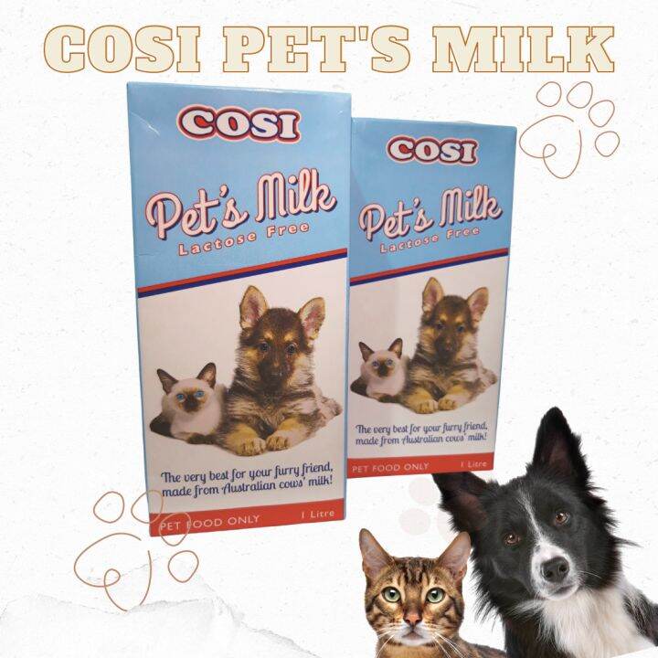 COSI Pet's Milk Lactose free for Dogs and Cats 1L Lazada PH