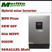 5KW Hybrid solar inverter 48V 220VAC 80A MPPT 145vdc  parallel port