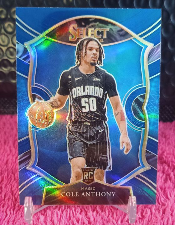 NBA Cards Cole Anthony Orlando Magic RC Select Retail Blue Silver