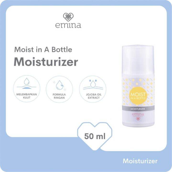 Emina Moist In a Bottle Moisturizer 50ml Lazada Indonesia