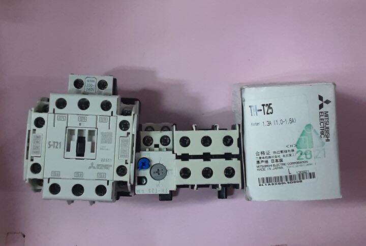 mitsubishi-magnetic-s-t21-พร้อม-โอเวอร์โหลด-overload-relay-th-t25-1-3a