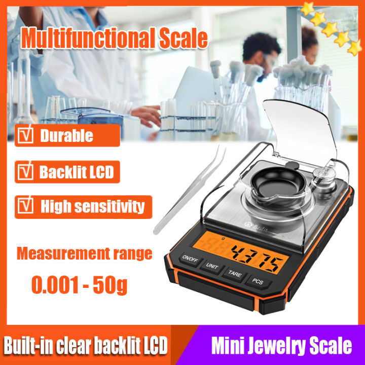 50g High Precision Professional Digital Gold Jewelry Milligram Scale Mini  Electronic Balance Powder Scale