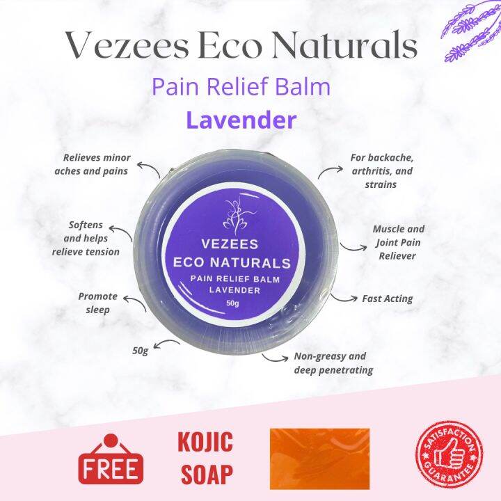 Lavender Pain Relief Rub by Vezees Eco Naturals 50g Lazada PH