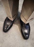 Mac&amp;Gill รองเท้าผู้ชายหนังแท้โลฟเฟอร์สีดำ BARNEY แบบทางการและออกงานหรู Barney Leather Penny Loafer Genuine Leather Shoes for MEN MAC and GILL