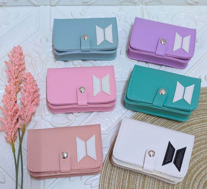 KPOP MERCH BTS INSPIRED COINPURSE WALLET W/ CARD AND PICTURE SLOT HIGH