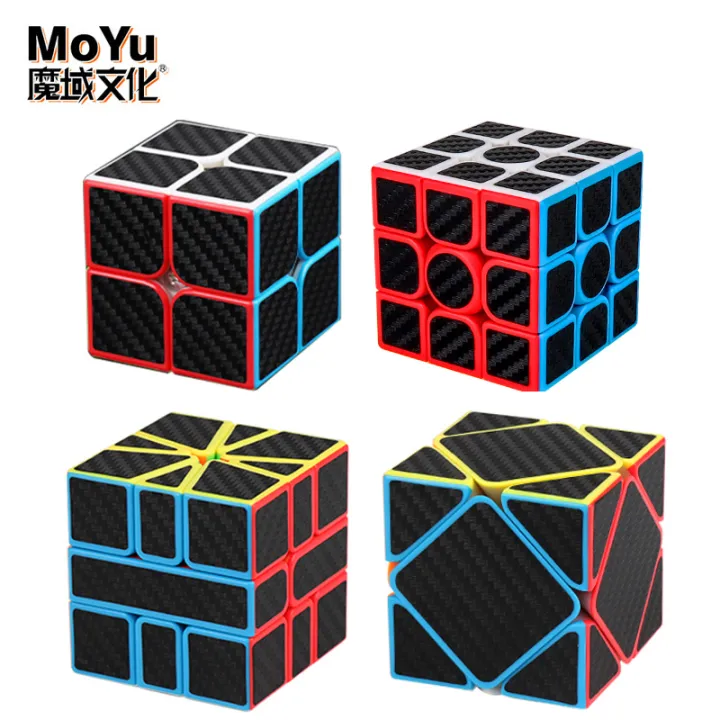 Kit 4 Cubo Mágico 2x2 + 2x2x2 + 3x3x3 + Pirâmide Magic Cube em