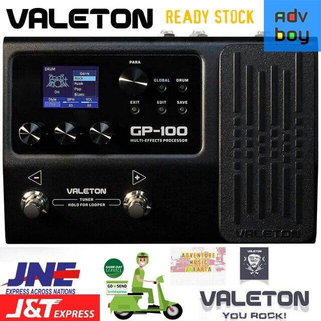 VALETON GP100 / Valeton GP100VT Multi Effects Processor Pedal Efek ...