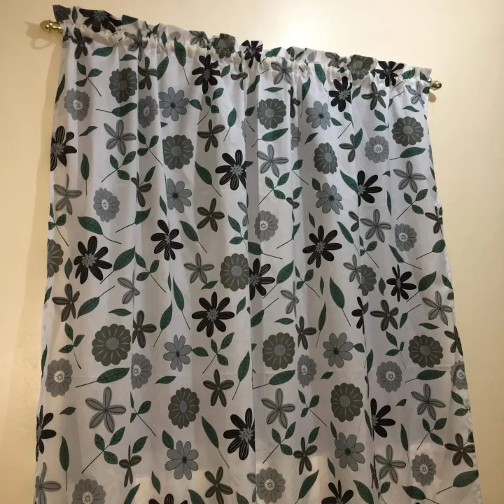 Chloe Short And Long Curtain For Sink, Chloe Fabric Shower Curtain