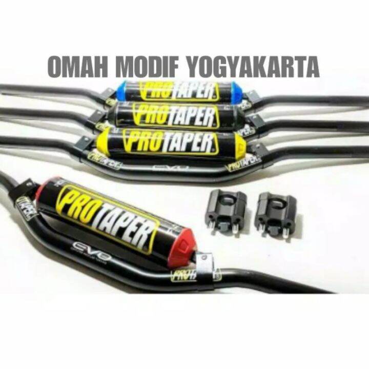 Stang Fatbar Protaper Evo Low 4 Mm Hitam Plus Busa Plus Raiser Warna