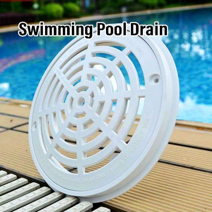 8 Inch Swimming Pool Drain Cover Main Drainage Port Cover With Screw