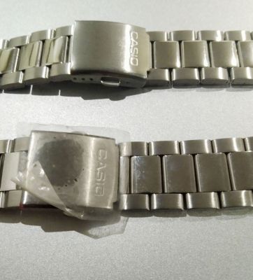 สาย นาฬิกา CASIO EDIFIER stenless 24mm. มีข้อครบ ของให้ไม่เคยใช้  (ราคาต่อเส้น)