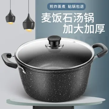 Korean Stone Pot Bibimbap Medical Stone Nonstick Pot Gas Induction Cooker  Stew Pot Kitchen Cookware Clay Pot for Cooking - AliExpress
