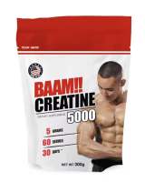 BAAM CREATINE 5000  (300 g.) เพิ่มพละกำลังกล้ามเนื้อ