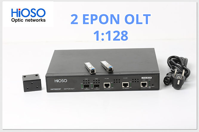 HiOSO HA7302CST 128 Onu Acess Each PON Optical Ftth Epon Olt 2 Ports ...