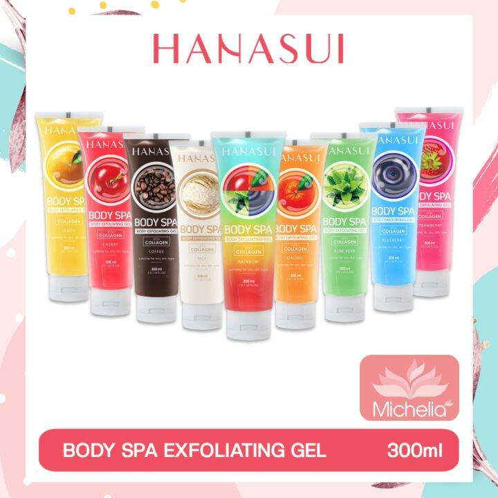 Hanasui Body Spa Exfoliating Gel 300ml Lazada Indonesia