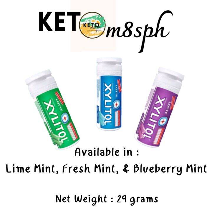 Xylitol Sugar Free Chewing Gum Keto Approved in 29g. Lazada PH