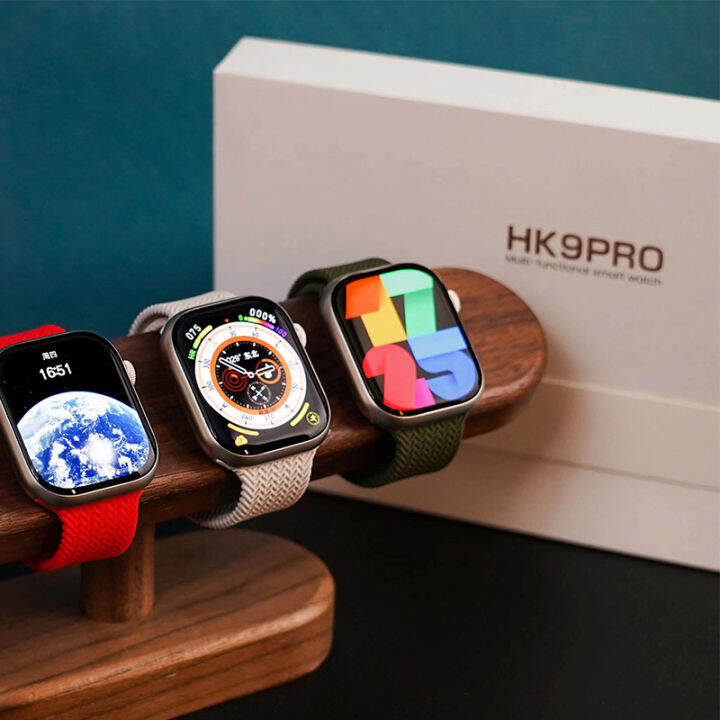 2023 New HK9 Pro Smart Watch Series 8 2.02 Inch Amoled Screen Compass