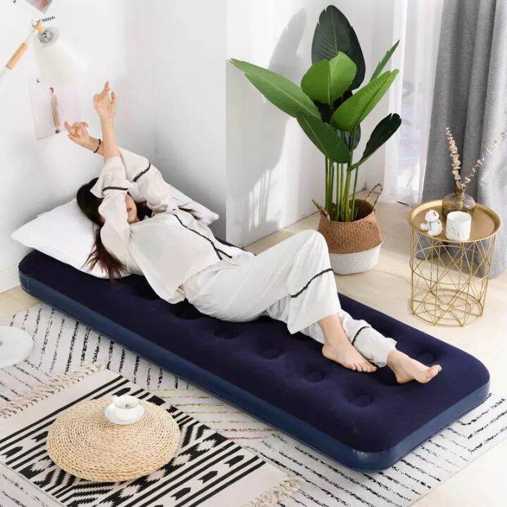 Airbed Mat Single Air bed Outdoor Folding Portable Bed Household Bean