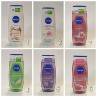 Nivea  เจลและครีมอาบน้ำ ขนาด 250 ml   ผลิตที่เยอรมัน  กลิ่นหอมมากก  หอมยาวนาน