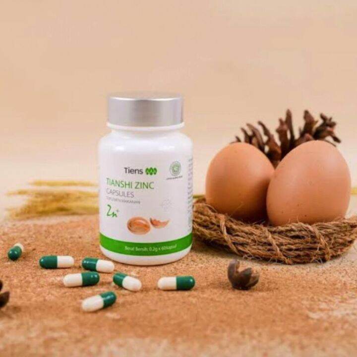 Tianshi Zinc Capsules isi 60 kapsul Original Segel I penggemuk badan I