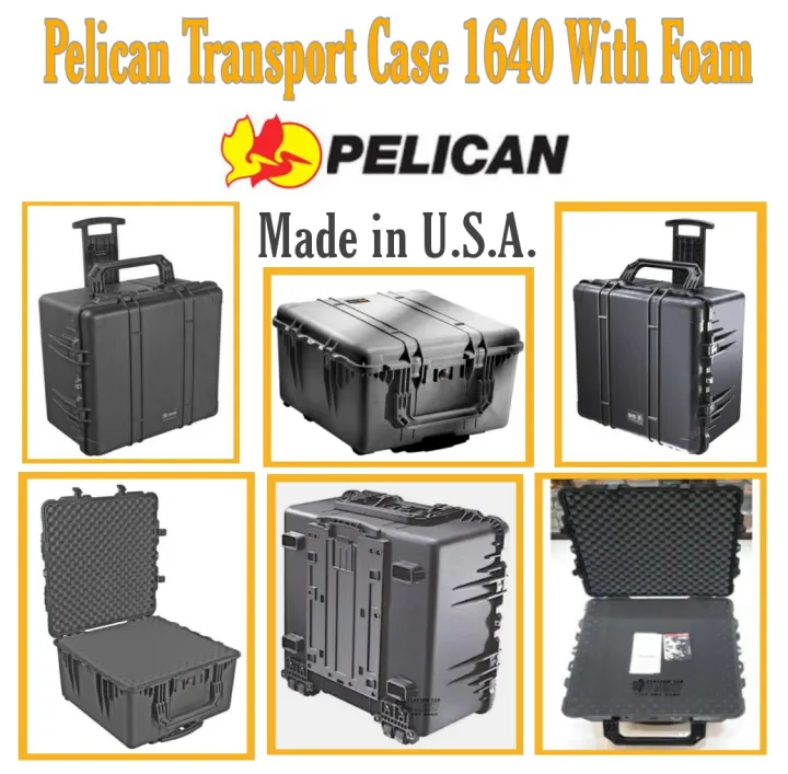 Pelican 1640 Transport Case With Foam Black | Lazada PH