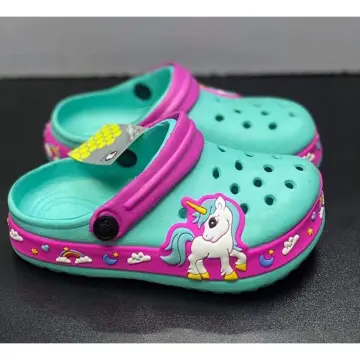 Unicorn crocs clearance for girls