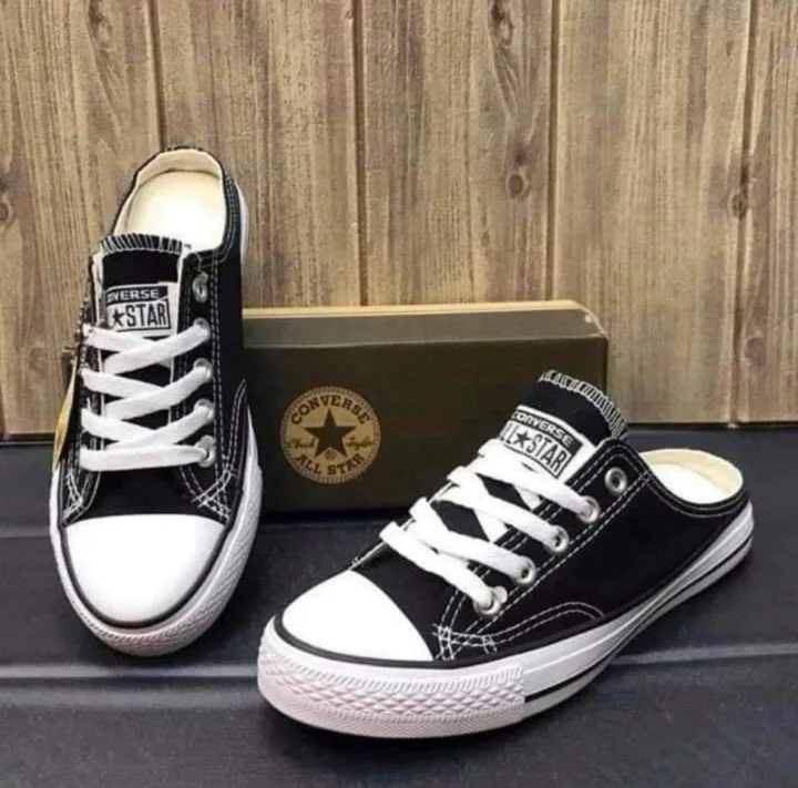 half converse shoes