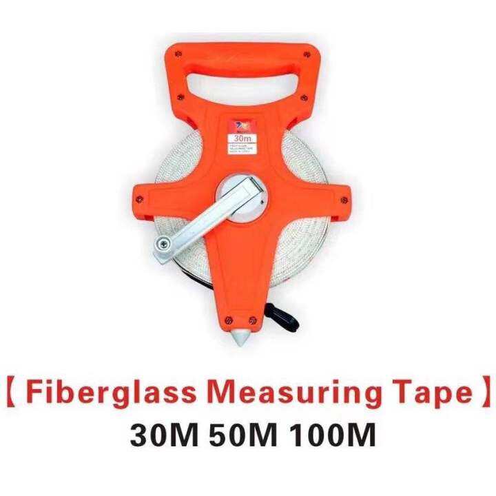 Fiberglass measuring tape(30m,50m,100m) Lazada PH