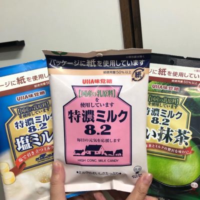 UHA Tokuno Milk 8.2 Candy ยูเอชเอ ลูกอมรสนมฮอกไกโด/นมเกลือ/มัทฉะ