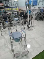 [có video] Xe đẩy có bô vệ sinh cho người già yếu cao cấp